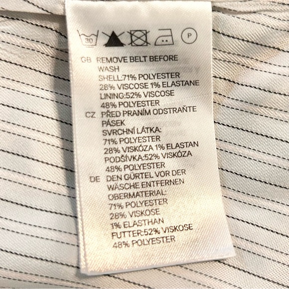 H&M Grey Fit and Flare Dress Size 6 (Label says 8) - Picture 8 of 8